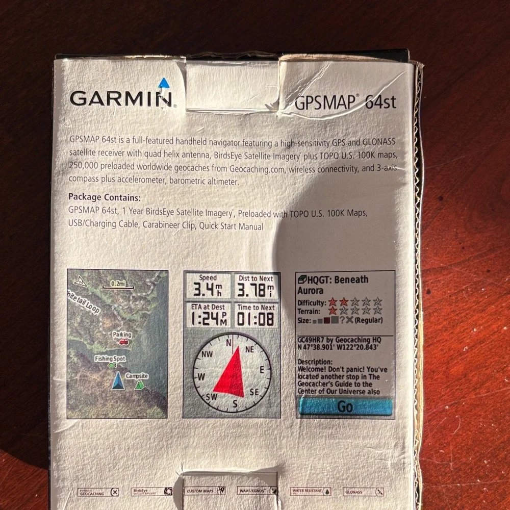 Garmin GPSMAP 64st Handheld Device - Black and Gray - Picture 2 of 3